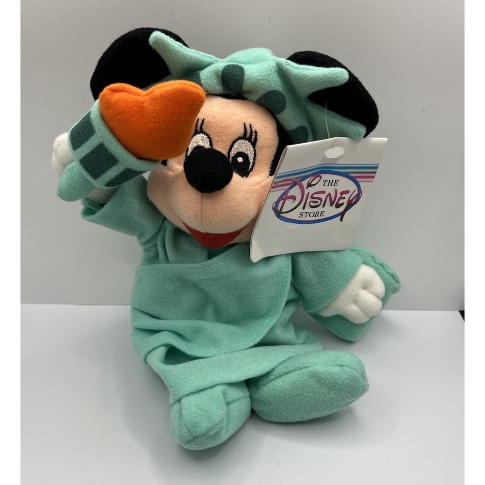 NWT Set Of 3 Disney Store Liberty Minnie Pilot Spaceman‎ Mickey Mouse Plush Toys - Picture 2 of 12